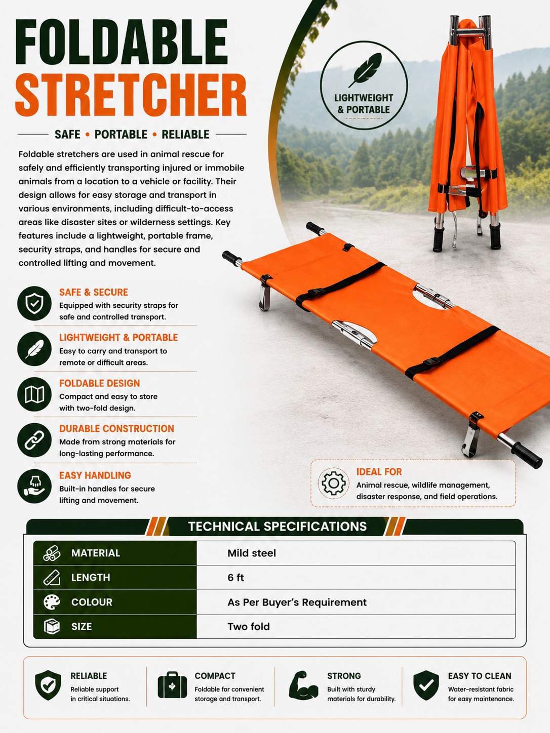 FOLDABLR STRETCHER